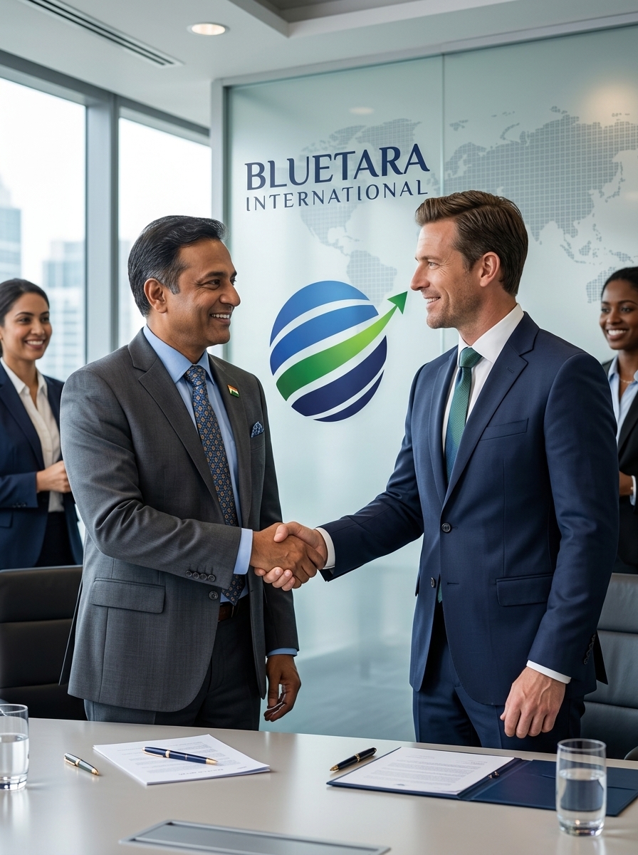 Bluetara International leadership and global trade partnership agreement