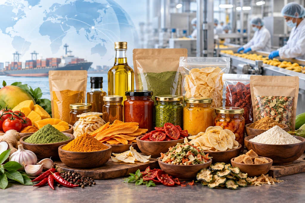 Processed and packaged food products