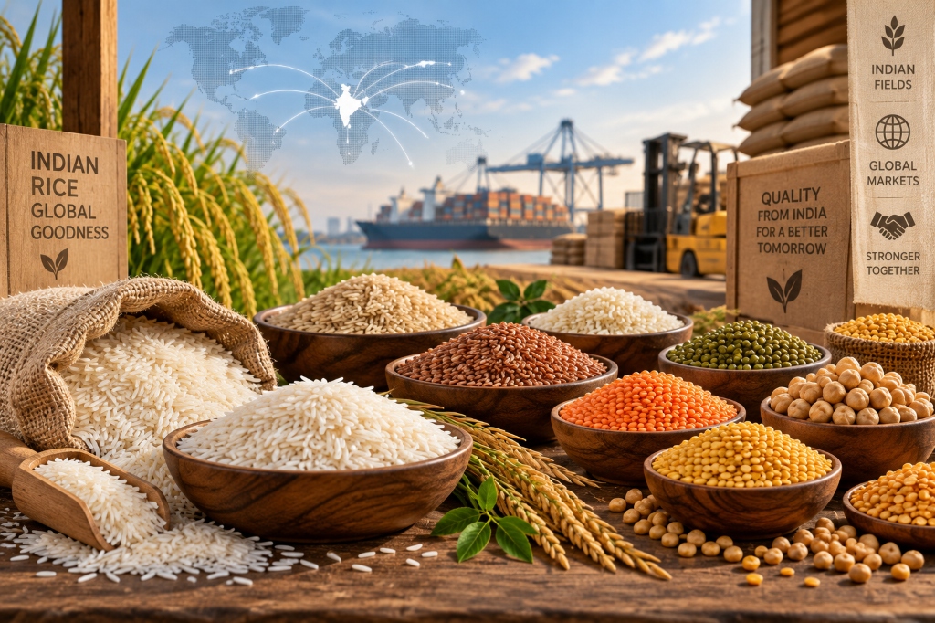 Premium Indian basmati rice and grains