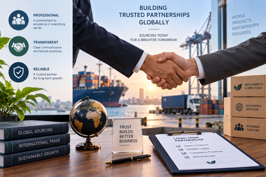 Building trusted global trade partnerships — Professional, Transparent, Reliable