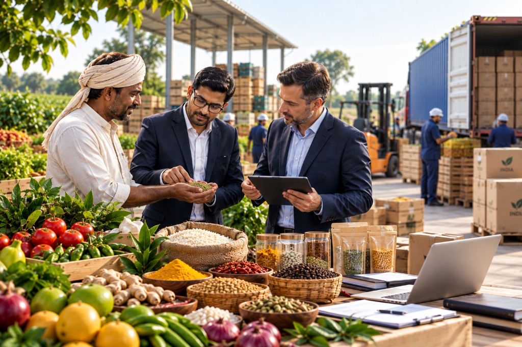 Direct procurement and sourcing of premium Indian agricultural products